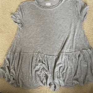 Abound flowy riffle shirt